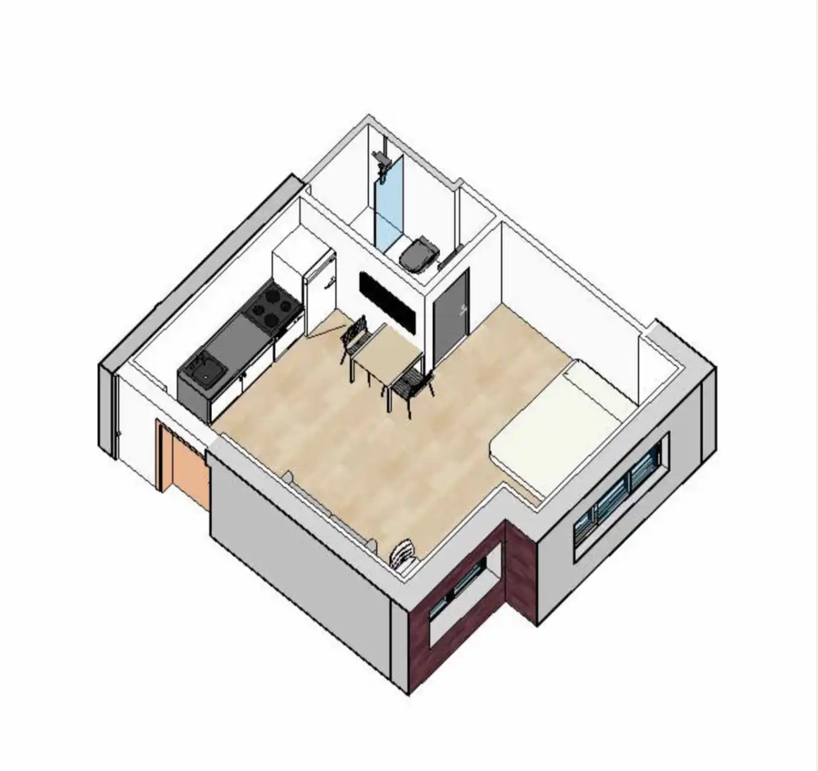 Studio avec piscine à louer à El Bosque, imagen 3