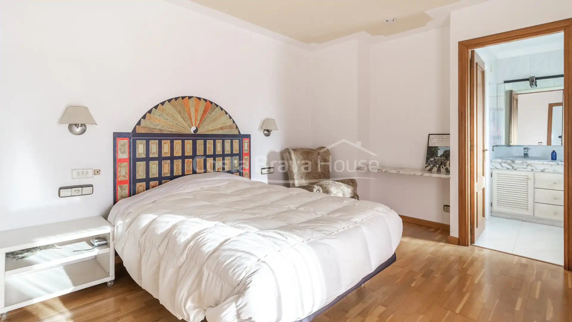 Dormitori de Casa adosada en venda en Palafrugell amb Calefacció, Jardí privat i Parquet