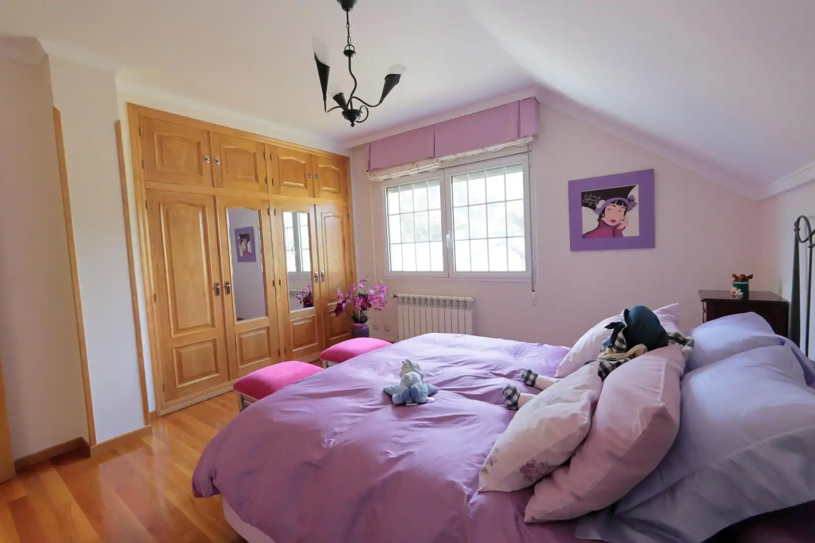 Schlafzimmer von Haus oder Chalet zum Verkauf in O Barco de Valdeorras   mit Heizung, Terrasse und Schwimmbad
