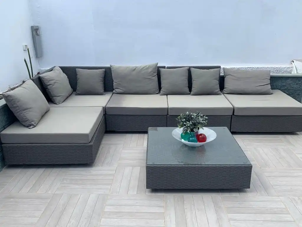 Terraza de Dúplex de alquiler en San Bartolomé de Tirajana con Aire acondicionado, Amueblado y Internet