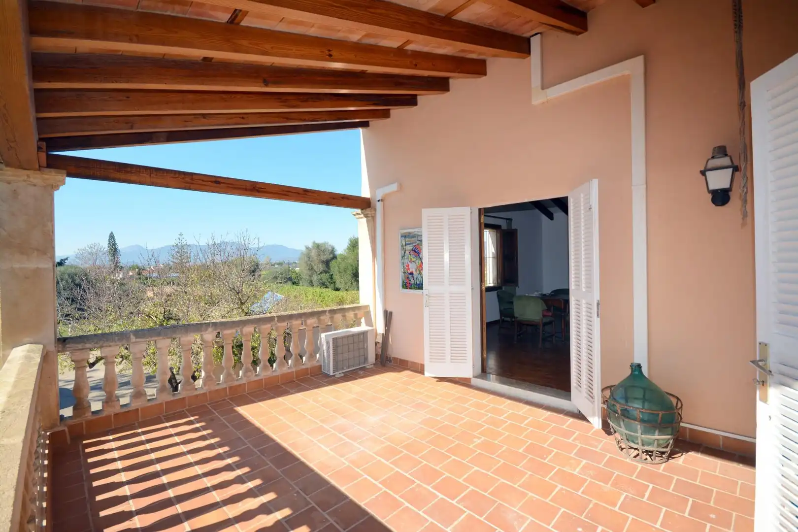 Terrassa de Finca rústica en venda en Marratxí amb Aire condicionat, Calefacció i Jardí privat