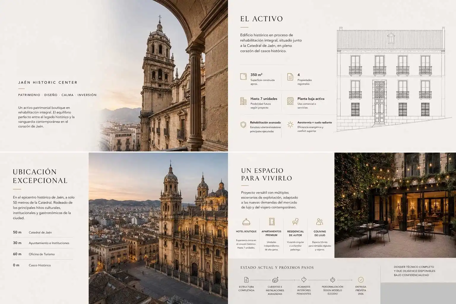 Vista exterior de Edificio en venta en Jaén