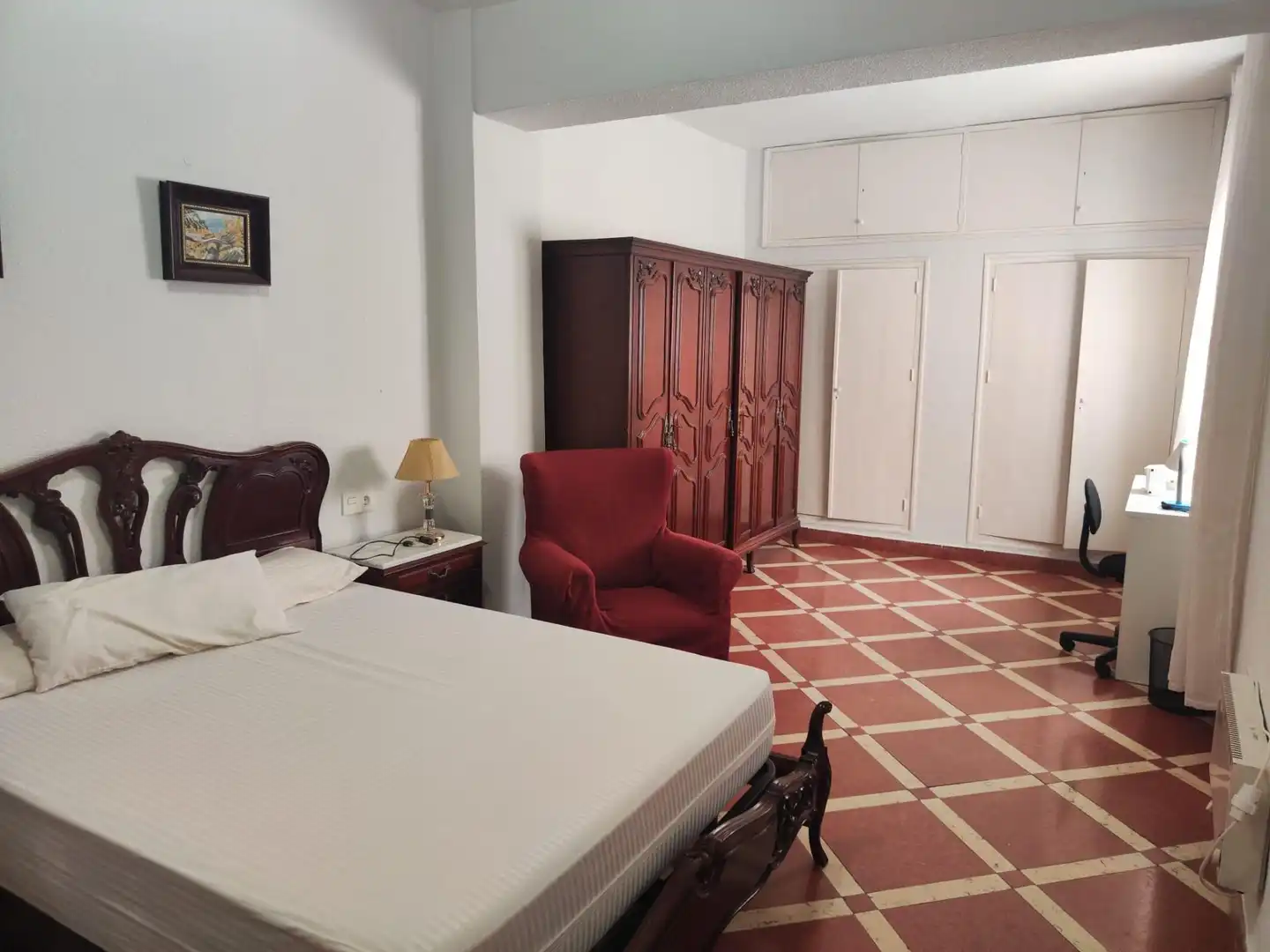 Bedroom of Flat for rent in Granada  with Terrace and Balcony