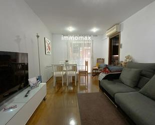 Living room of Flat for sale in Castelldefels  with Air Conditioner, Terrace and Furnished