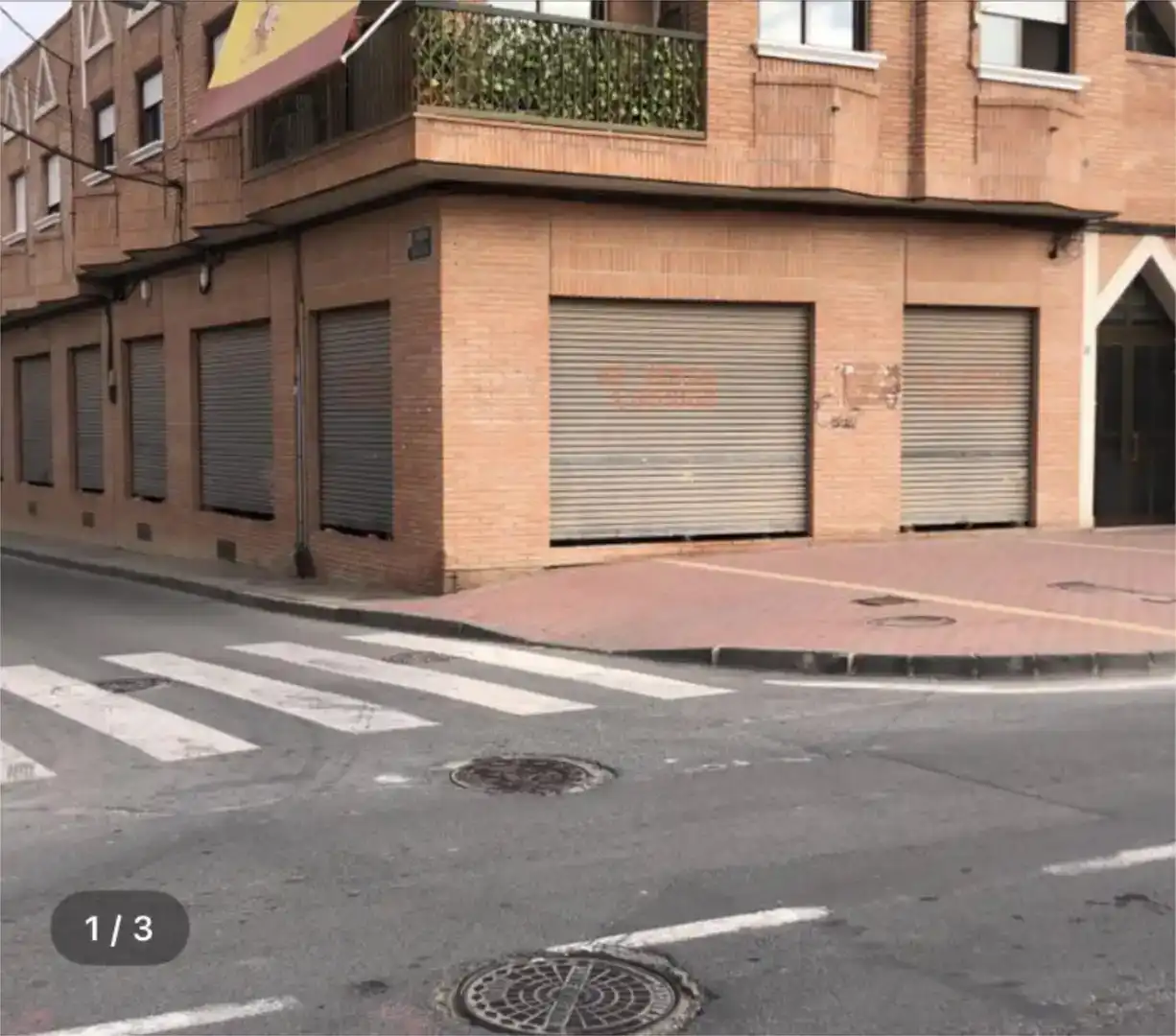 Vista exterior de Local de alquiler en Murcia