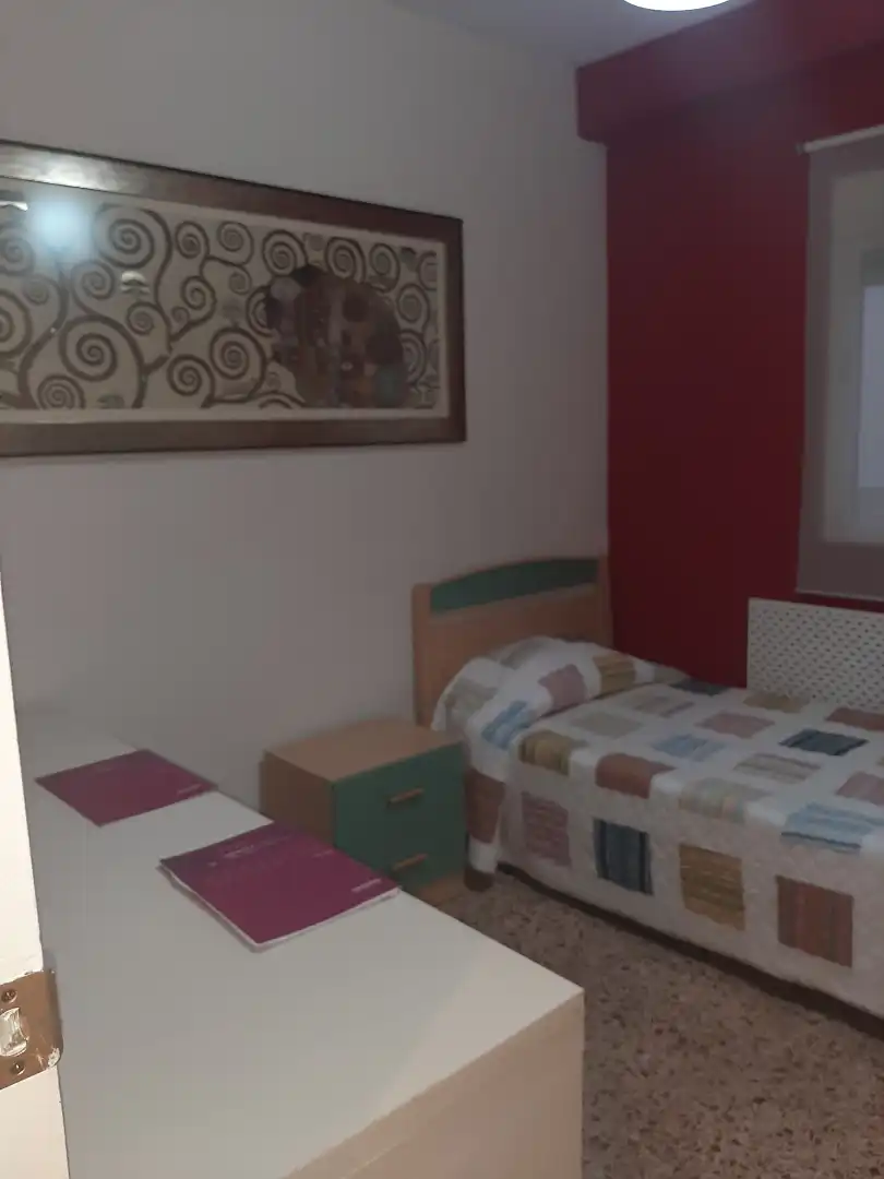 Bedroom of Flat for rent in Valencia  with Air Conditioner, Furnished and Oven