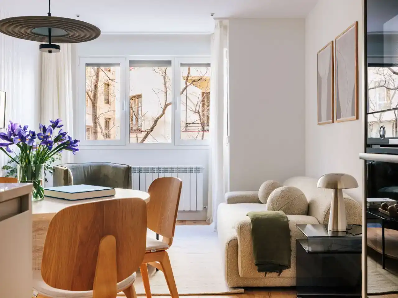 Sala de estar de Piso en venta en  Madrid Capital con Aire acondicionado