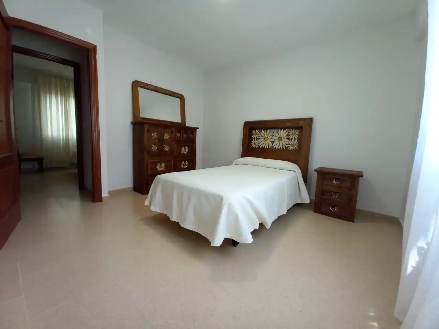 Bedroom of Flat for sale in  Sevilla Capital  with Air Conditioner and Balcony