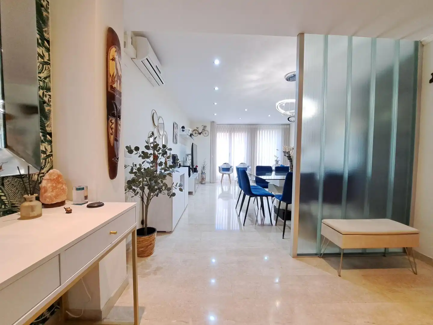 Esszimmer von Wohnung zum Verkauf in Alzira mit Klimaanlage und Balkon