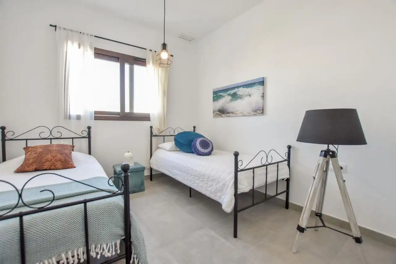 Schlafzimmer von Dachboden zum Verkauf in Pulpí mit Klimaanlage, Terrasse und Abstellraum