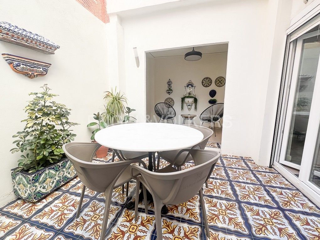 Terrassa de Apartament de lloguer en  Valencia Capital amb Aire condicionat, Calefacció i Jardí privat
