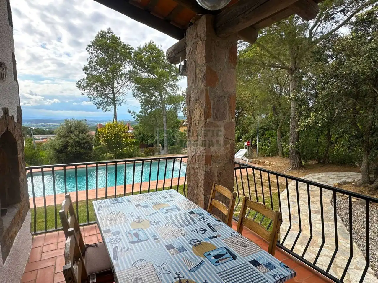 Terraza de Casa o chalet de alquiler en Begur con Calefacción, Jardín privado y Piscina