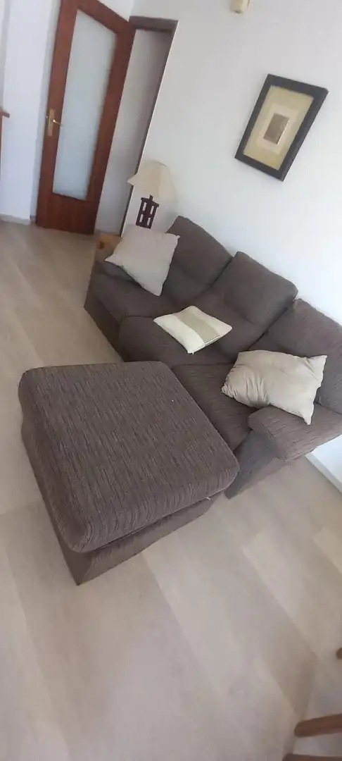 Sala de estar de Piso de alquiler en Rubí con Aire acondicionado, Terraza y Amueblado