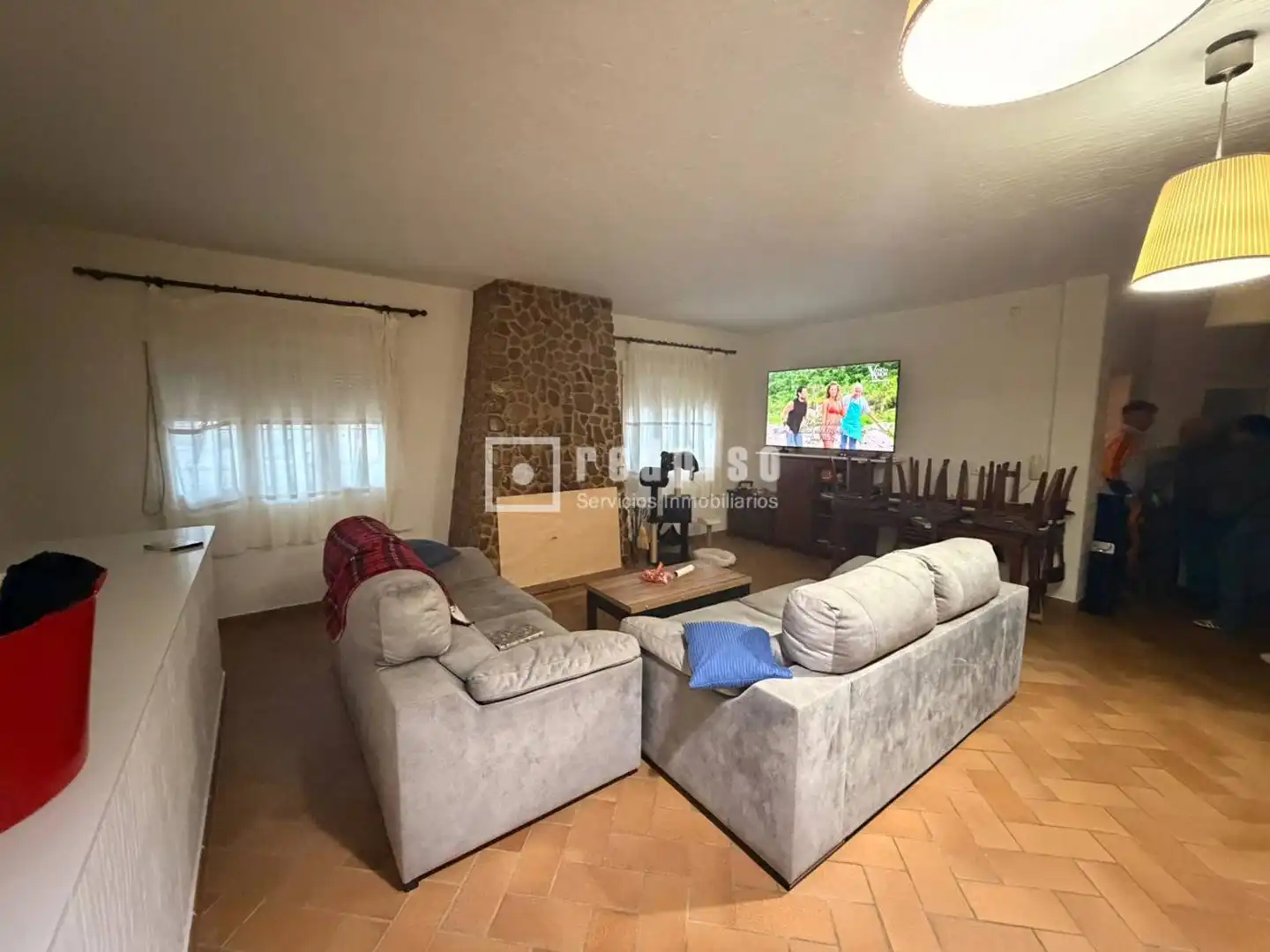 Wohnzimmer von Haus oder Chalet zum Verkauf in Ayamonte mit Heizung, Privatgarten und Terrasse
