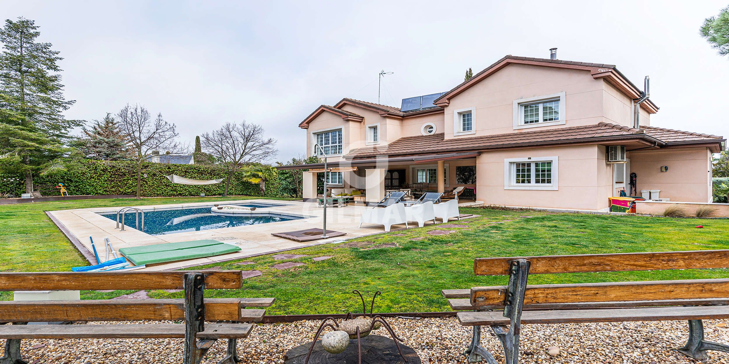 Jardín de Casa o chalet en venta en Boadilla del Monte con Calefacción, Jardín privado y Piscina