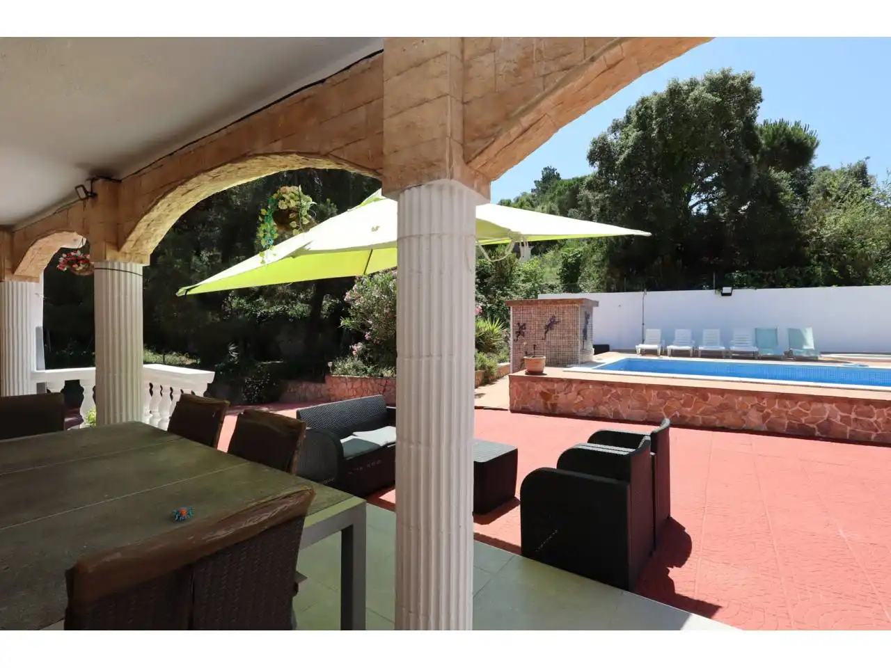Terrassa de Casa o xalet en venda en Lloret de Mar amb Aire condicionat, Calefacció i Jardí privat