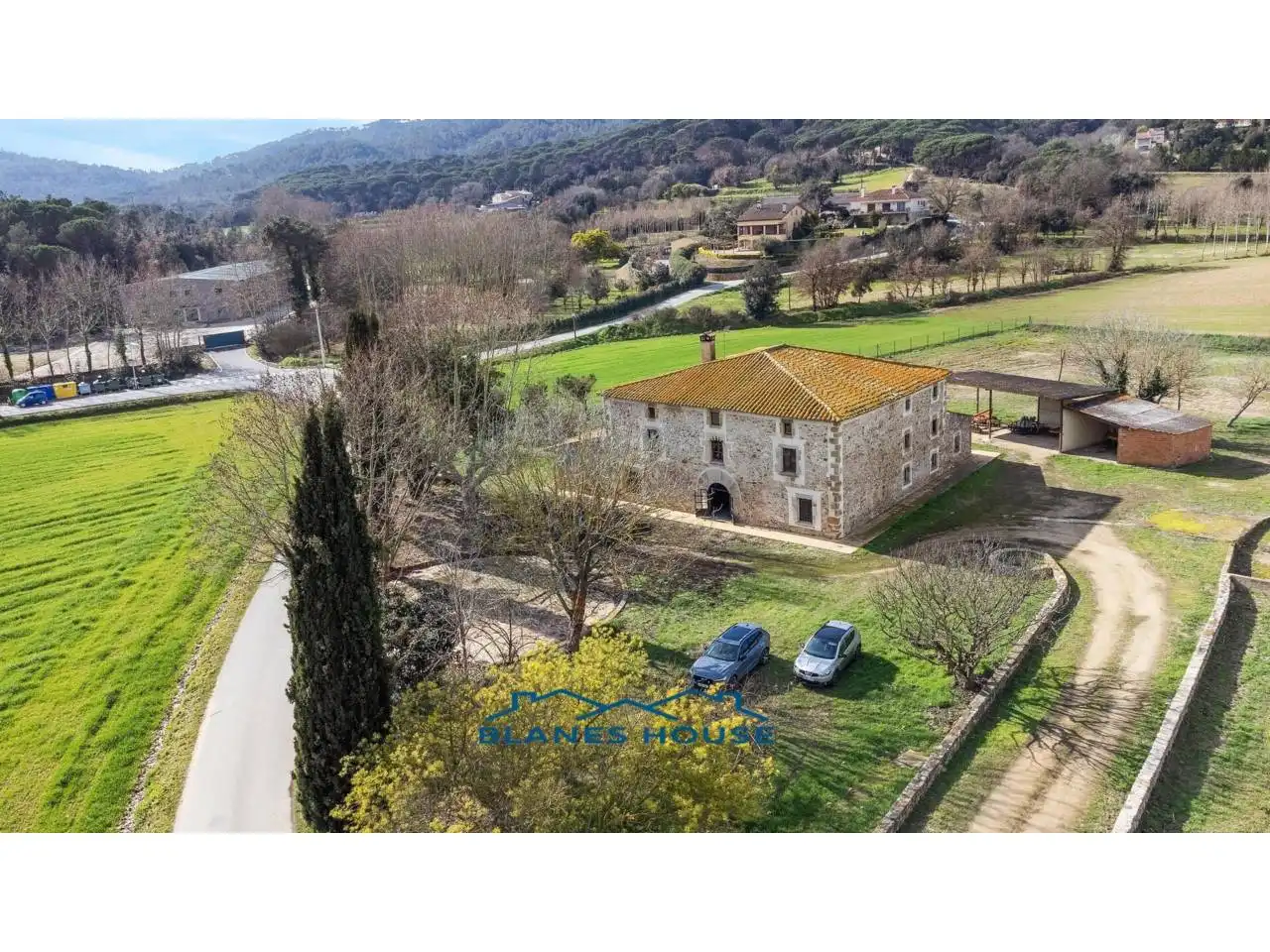 Exterior view of Country homes for sale in Fogars de la Selva  with Heating, Private garden and Terrace