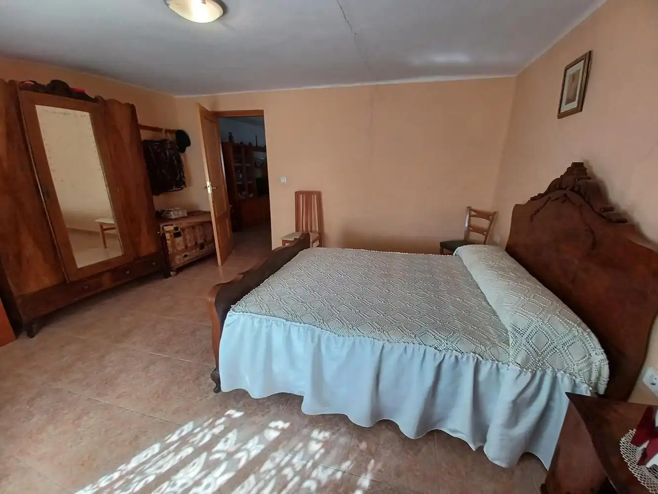 Bedroom of Houses for sale in Villalgordo del Júcar  with Air Conditioner, Heating and Furnished
