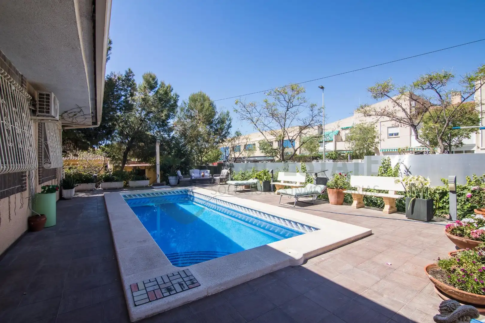 Swimming pool of Houses for sale in San Vicente del Raspeig / Sant Vicent del Raspeig  with Heating, Private garden and Terrace