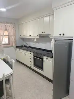 Kitchen of Flat for rent in Ourense Capital   with Heating, Parquet flooring and Terrace