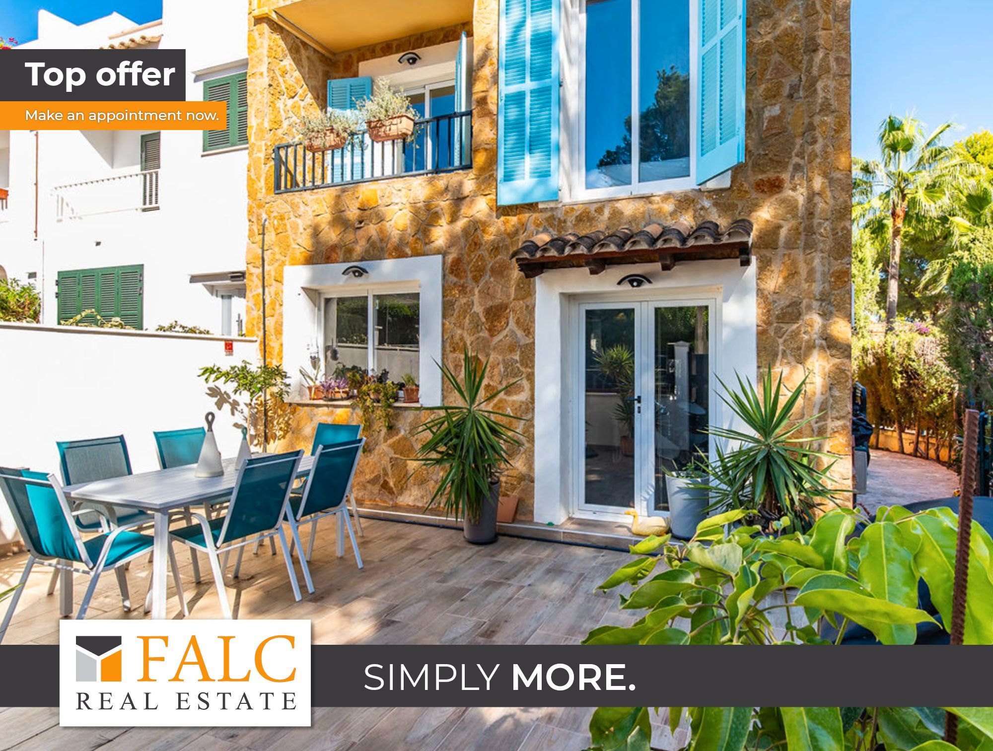 Exterior view of Single-family semi-detached for sale in Calvià  with Private garden and Community pool