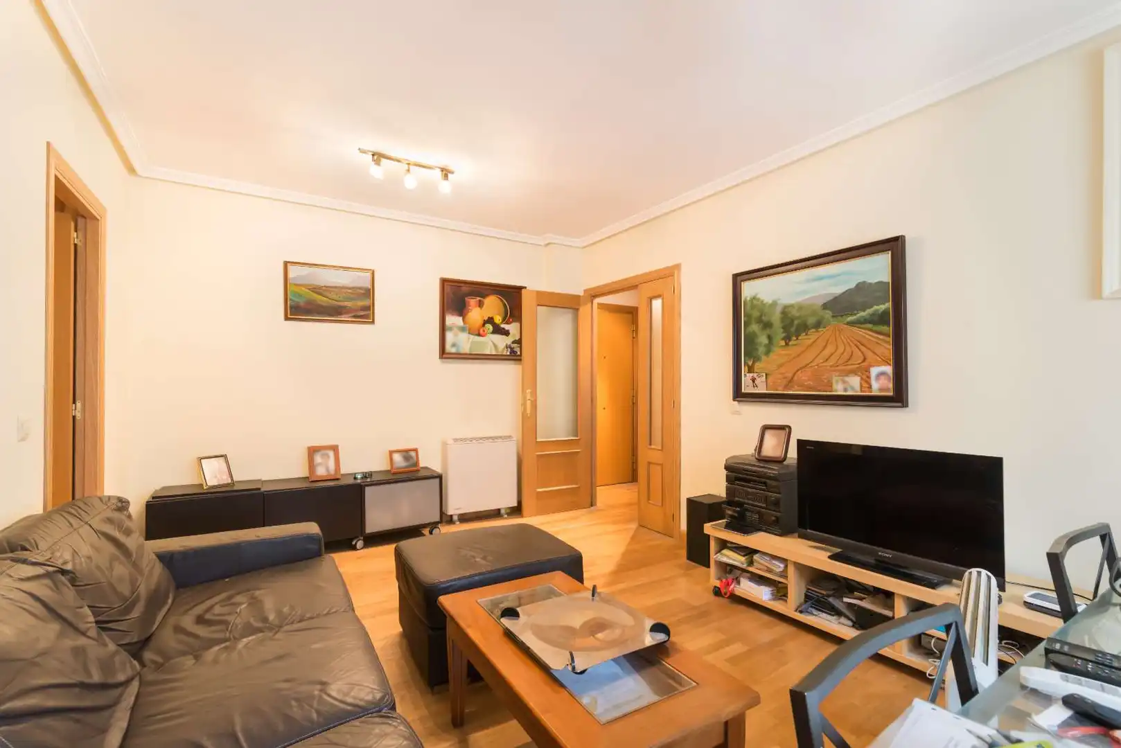 Sala de estar de Piso en venta en Pedrezuela con Calefacción y Amueblado