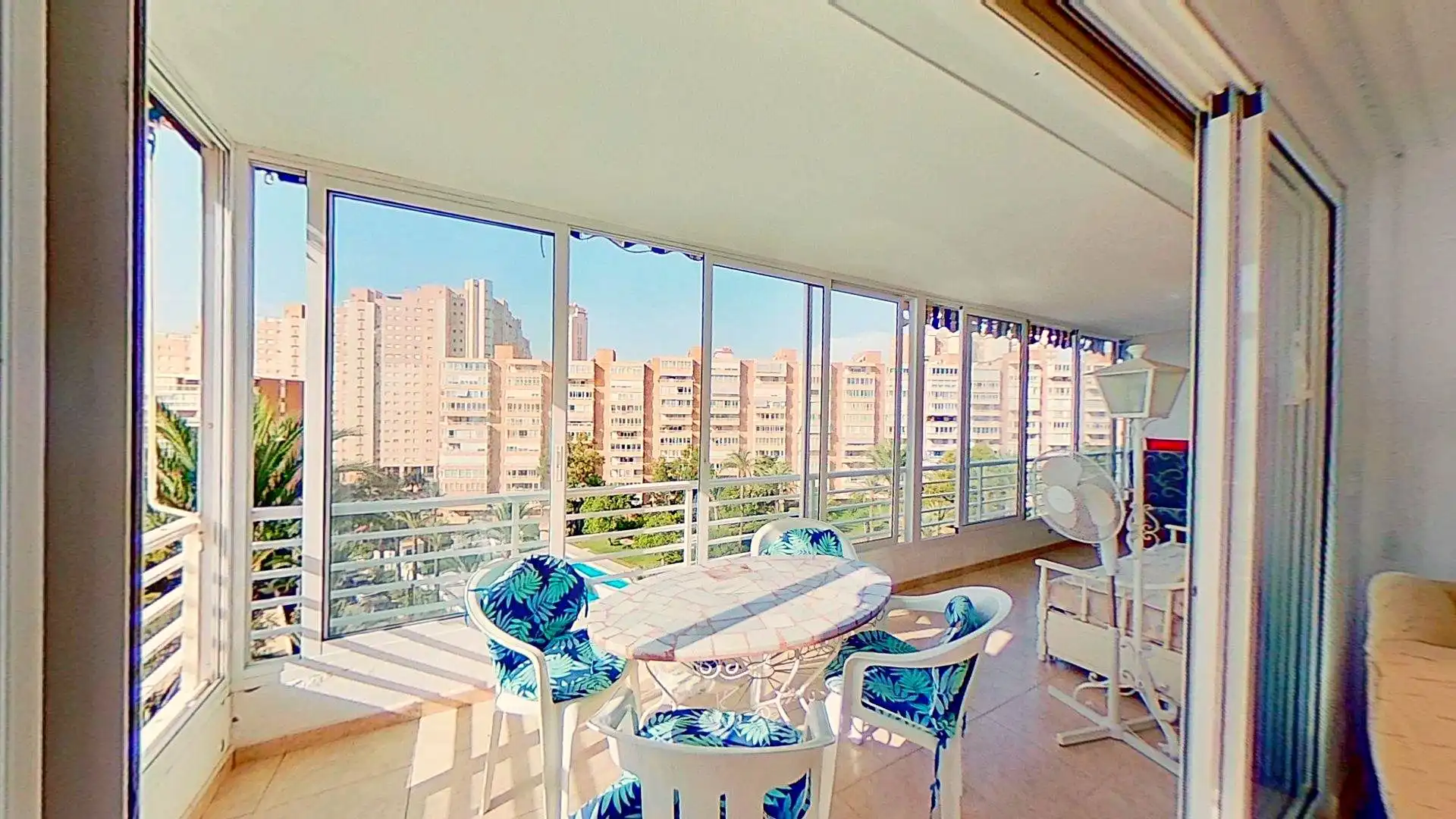 Terrace of Flat for sale in El Campello  with Heating, Terrace and Swimming Pool