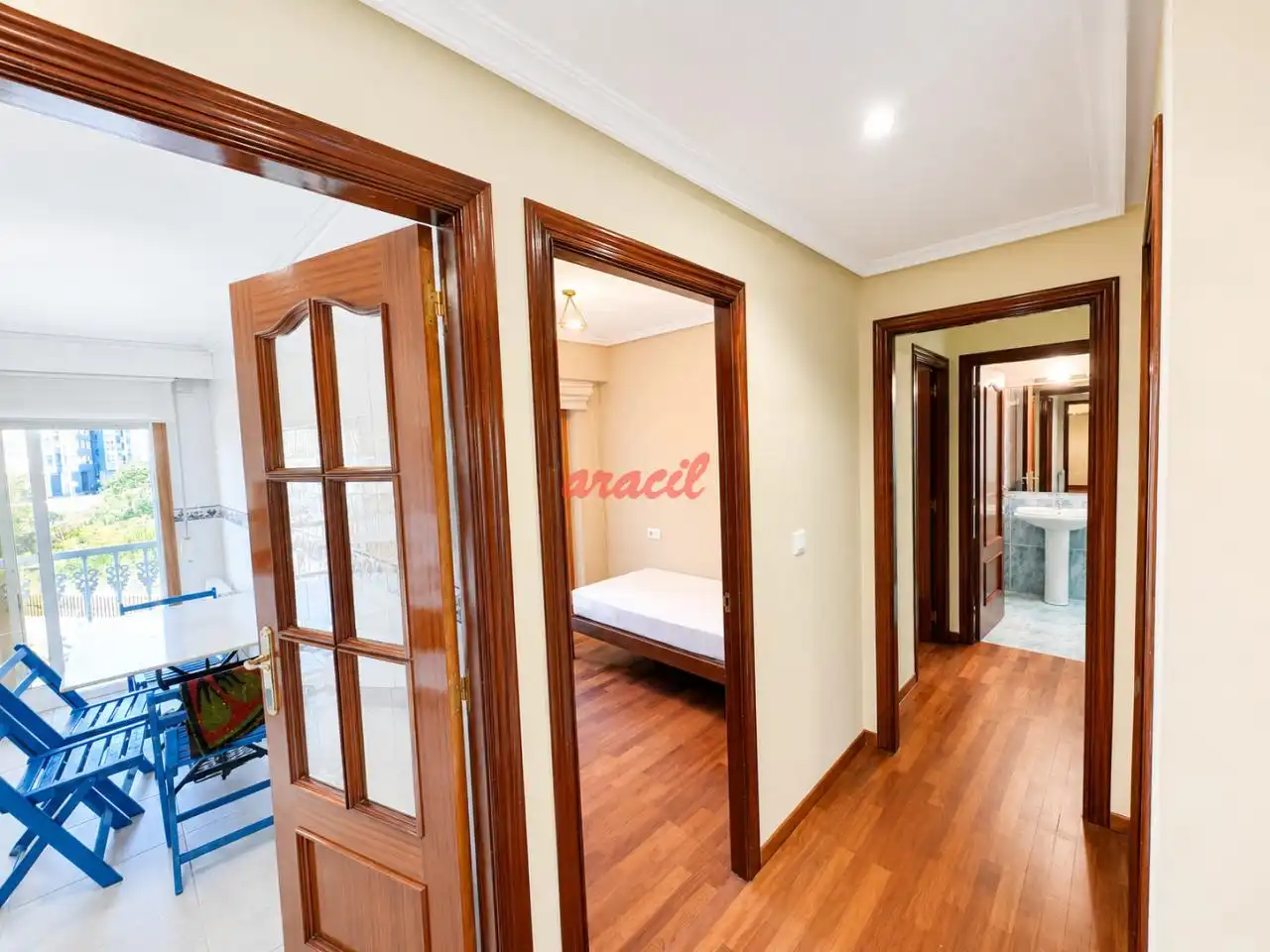 Apartament de lloguer en Ourense Capital  amb Calefacció, Moblat i Balcó