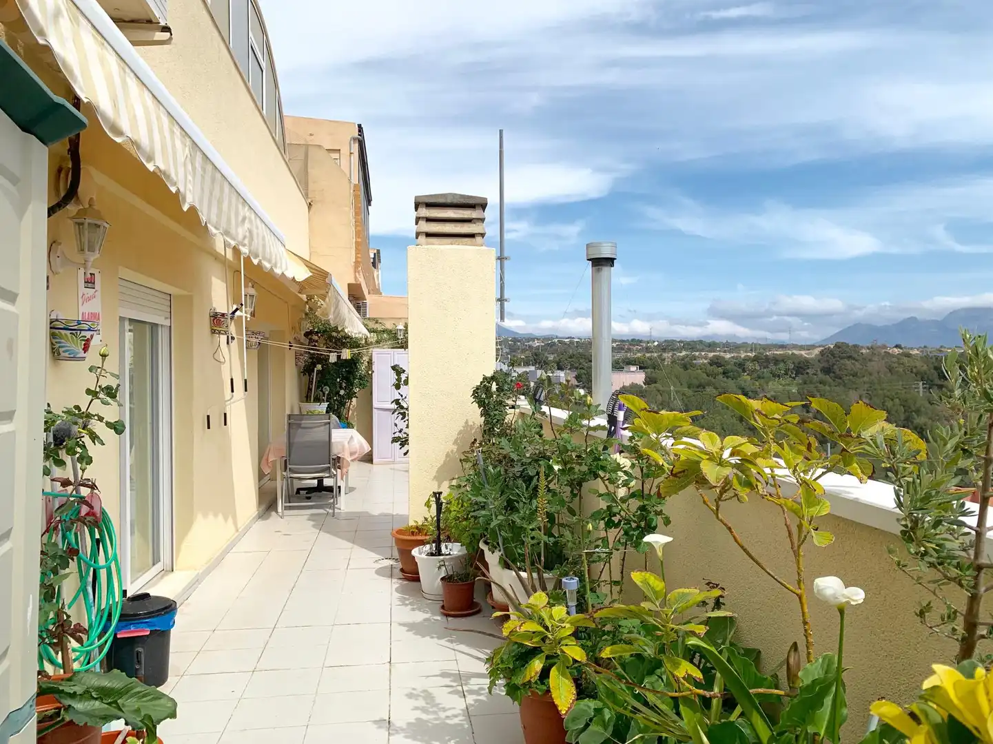 Terrasse von Dachboden zum Verkauf in Benidorm mit Klimaanlage, Heizung und Terrasse