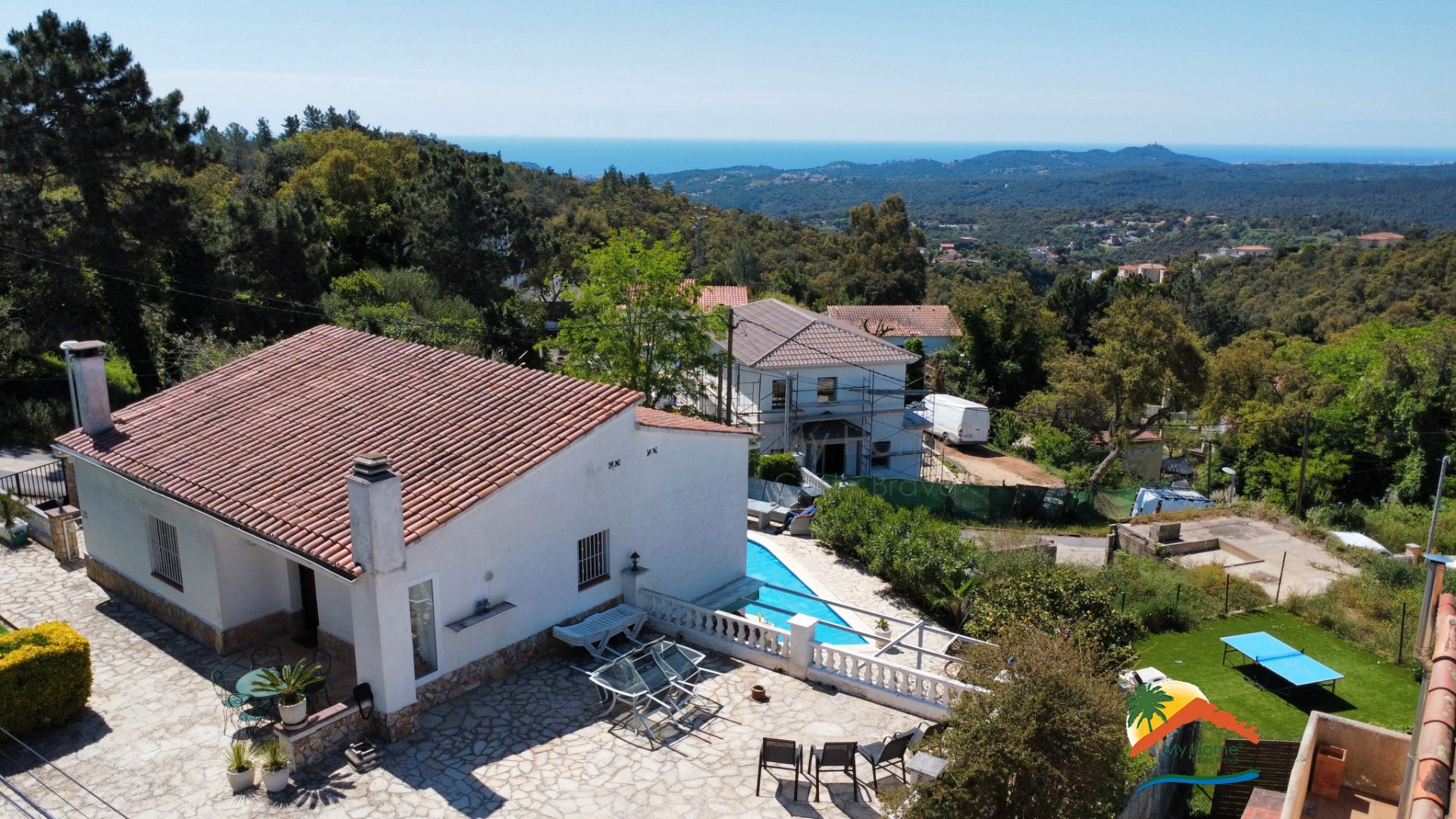 Vista exterior de Casa o xalet en venda en Lloret de Mar amb Aire condicionat, Calefacció i Jardí privat