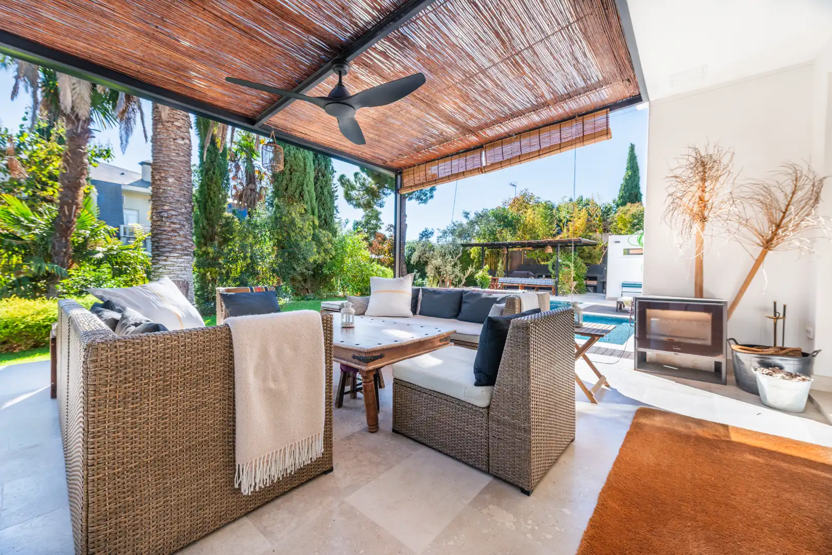 Terraza de Casa o chalet en venta en Pozuelo de Alarcón con Aire acondicionado, Calefacción y Jardín privado