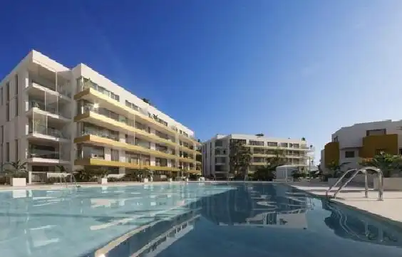 Piscina de Pis en venda en Roquetas de Mar amb Jardí privat i Piscina comunitària