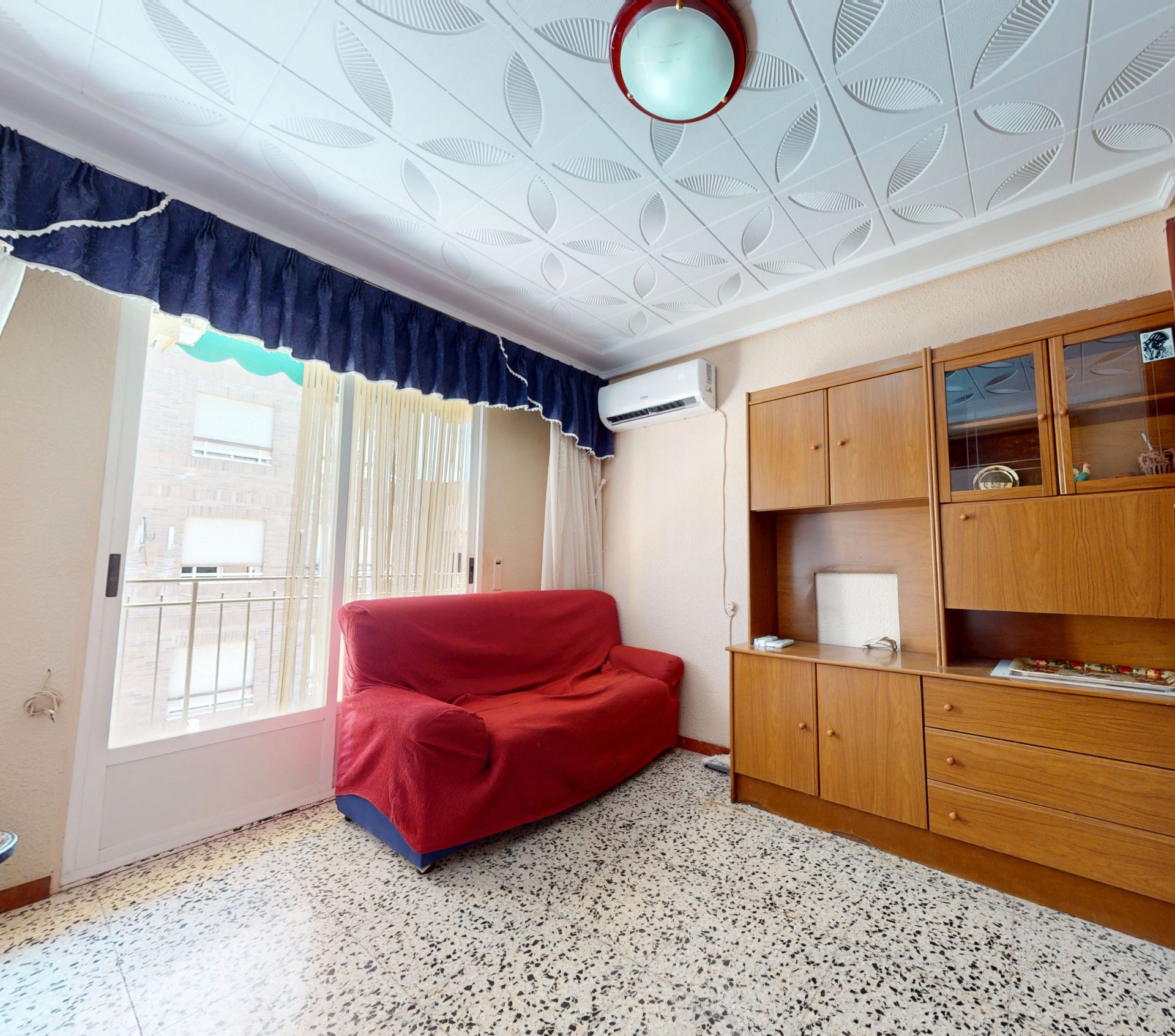 Living room of Flat for sale in Novelda  with Air Conditioner, Furnished and Oven