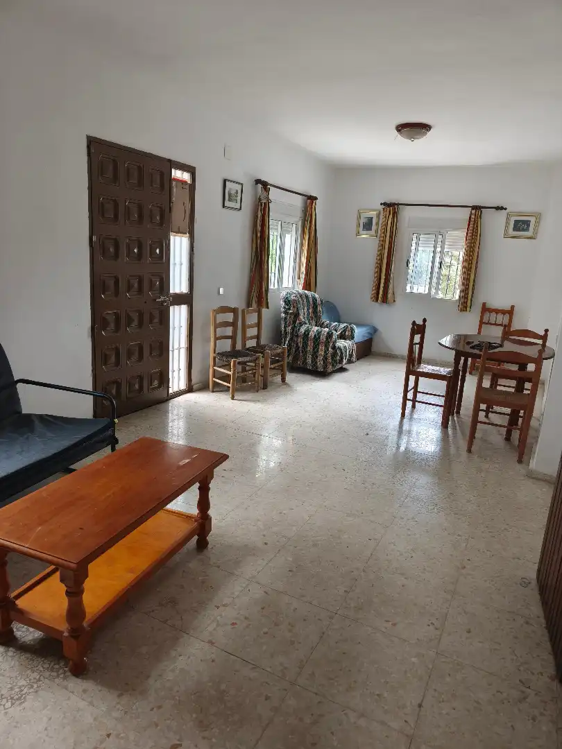 Sala de estar de Casa o chalet de alquiler en Sedella con Terraza, Amueblado y Horno