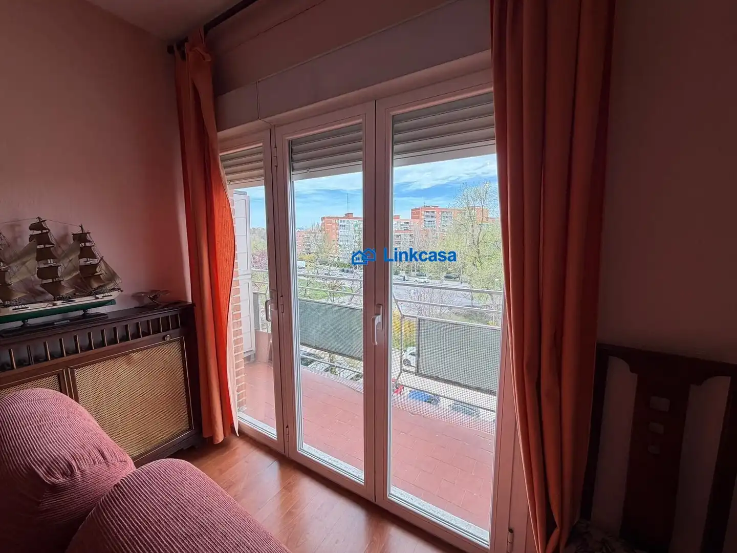 Bedroom of Flat for sale in Madrid  with Heating, Private garden and Terrace