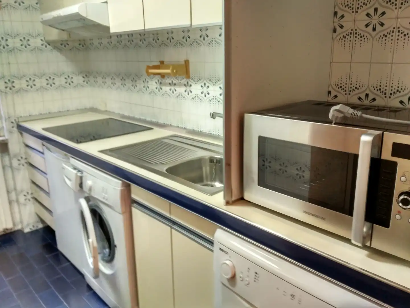 Cocina de Piso de alquiler en Zaragoza con Aire acondicionado, Calefacción y Parquet