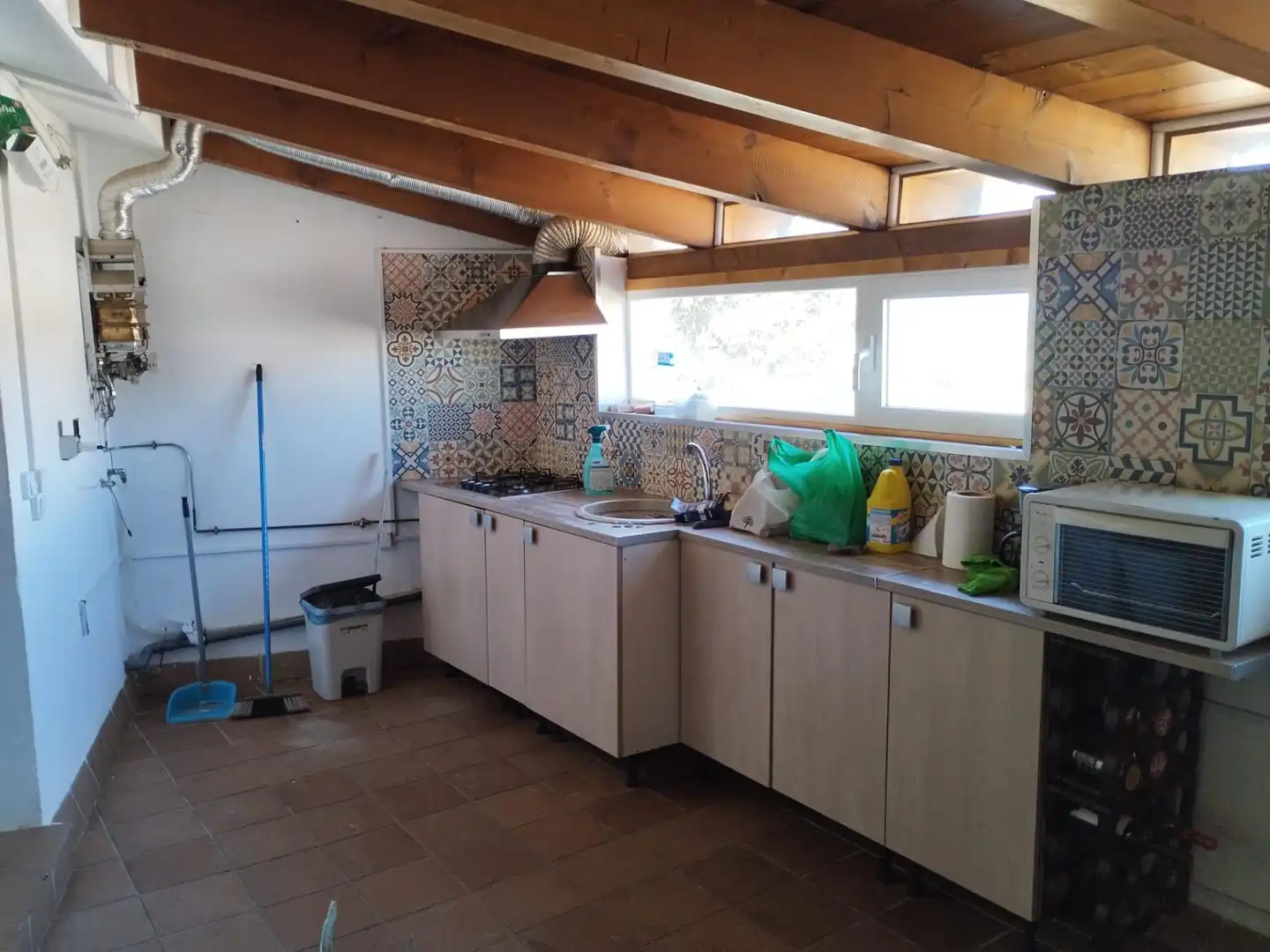 Cocina de Finca rústica de alquiler en Escúzar con Calefacción, Amueblado y Balcón
