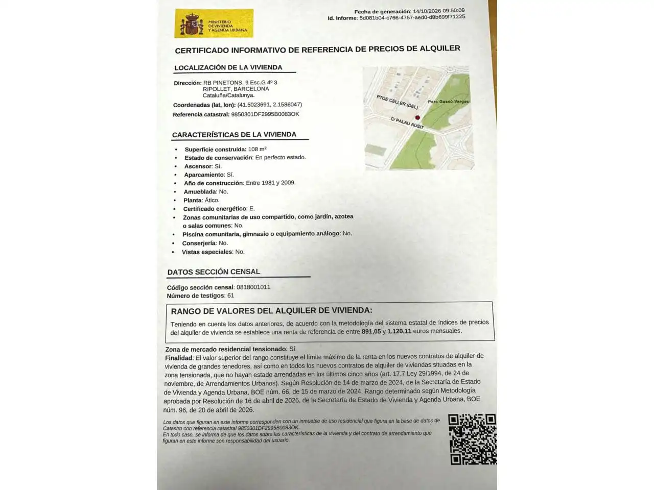 Flat for rent in Ripollet, Barcelona