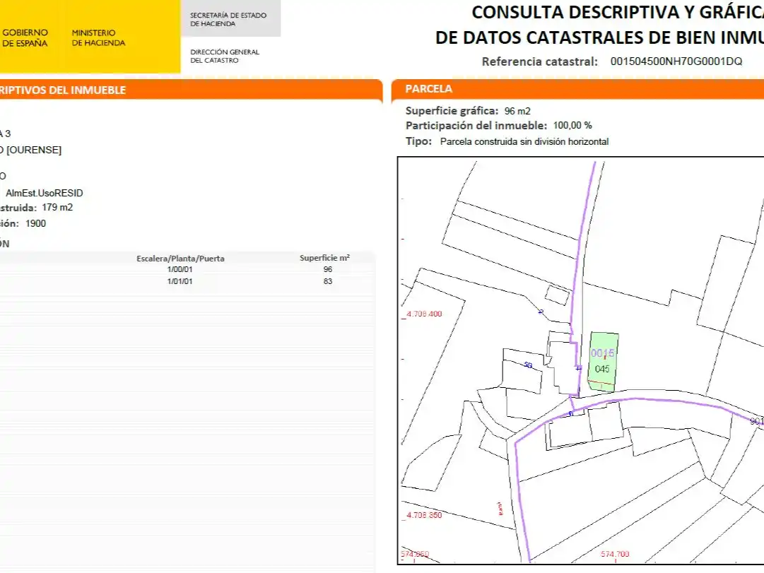 Terreno en venta en O Irixo