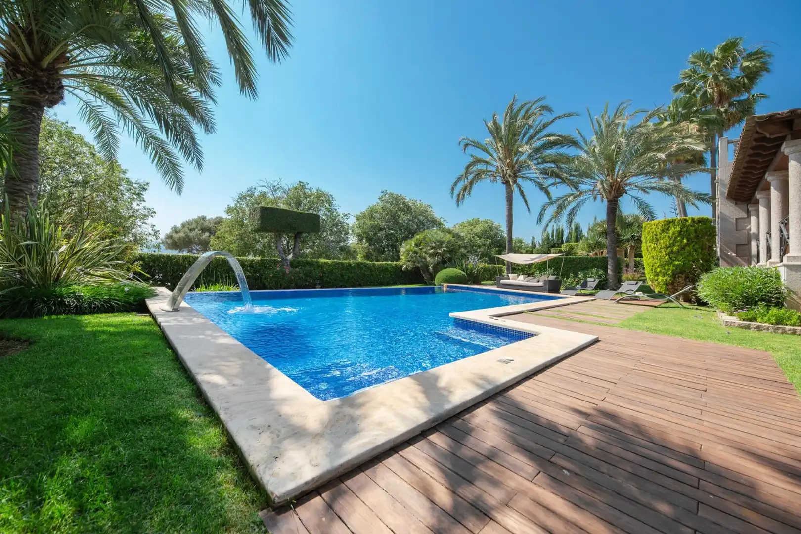 Piscina de Casa o xalet de lloguer en Marratxí amb Aire condicionat, Jardí privat i Parquet