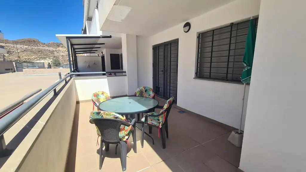 Terraza de Apartamento de alquiler en Garrucha con Aire acondicionado, Calefacción y Terraza