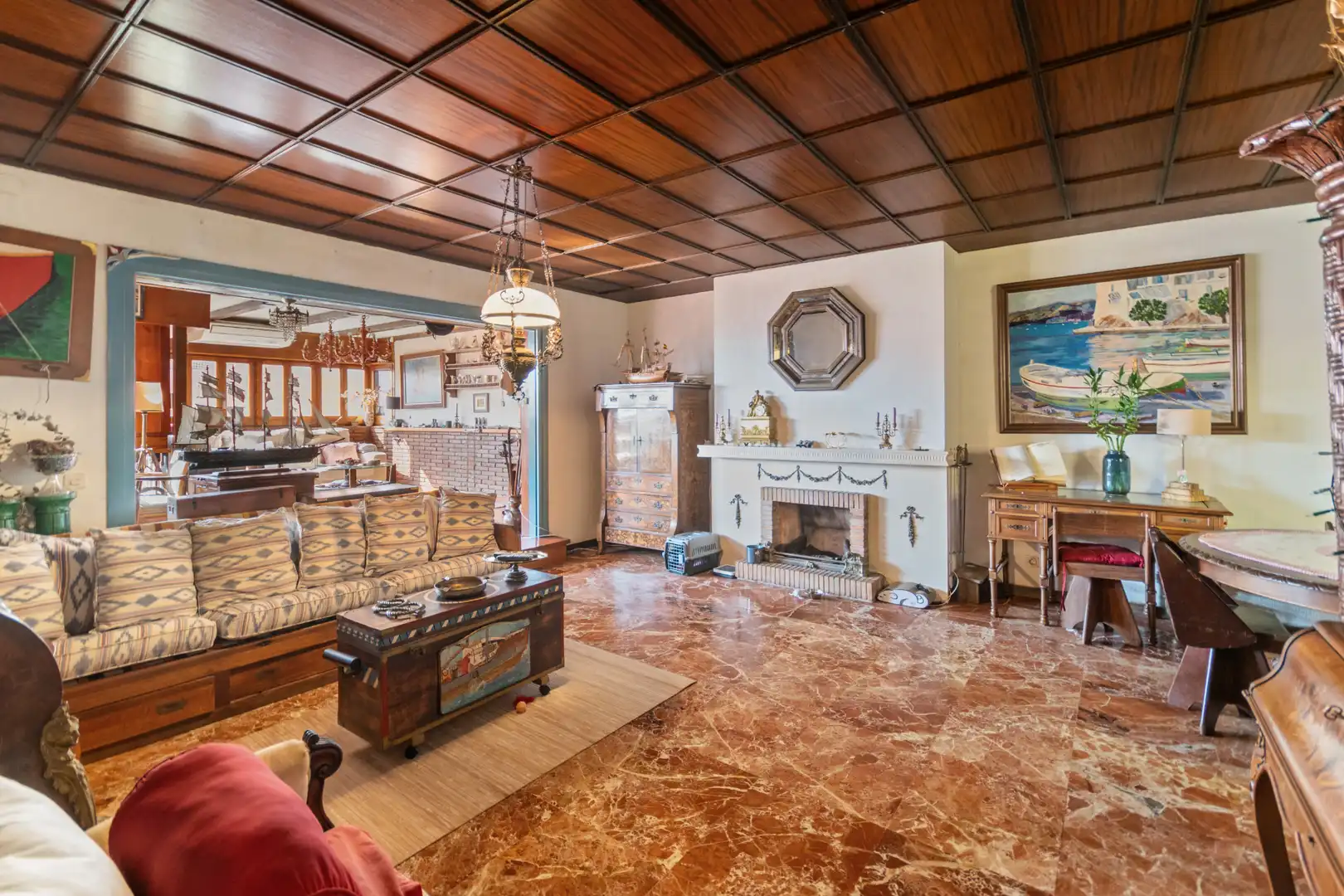 Sala de estar de Ático en venta en Barcelona con Aire acondicionado, Calefacción y Parquet