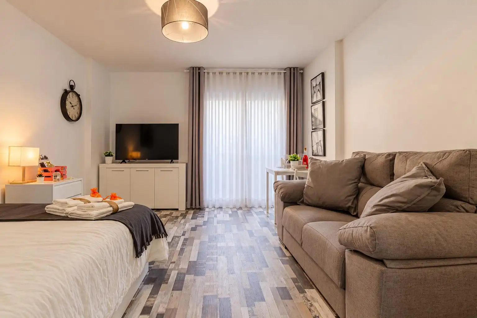 Sala de estar de Estudio en venta en Parque de la Paloma