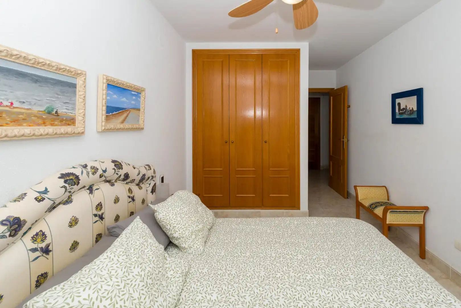 Schlafzimmer von Wohnungen zum Verkauf in Benicasim / Benicàssim mit Privatgarten, Terrasse und Gemeinschaftspool