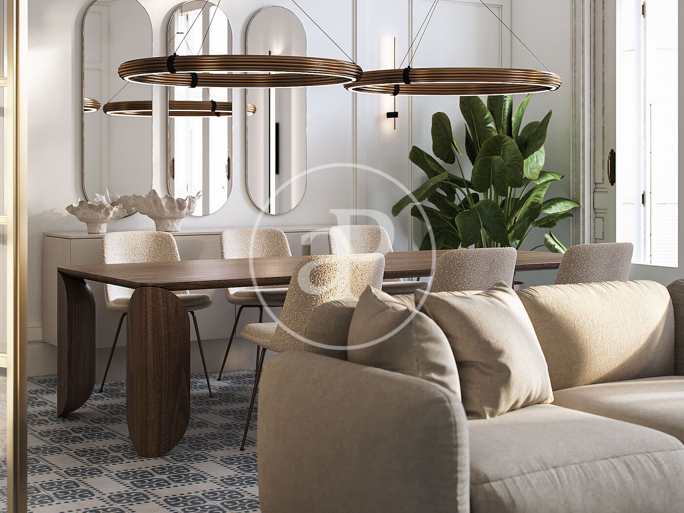 Menjador de Pis en venda en  Barcelona Capital amb Aire condicionat, Calefacció i Balcó