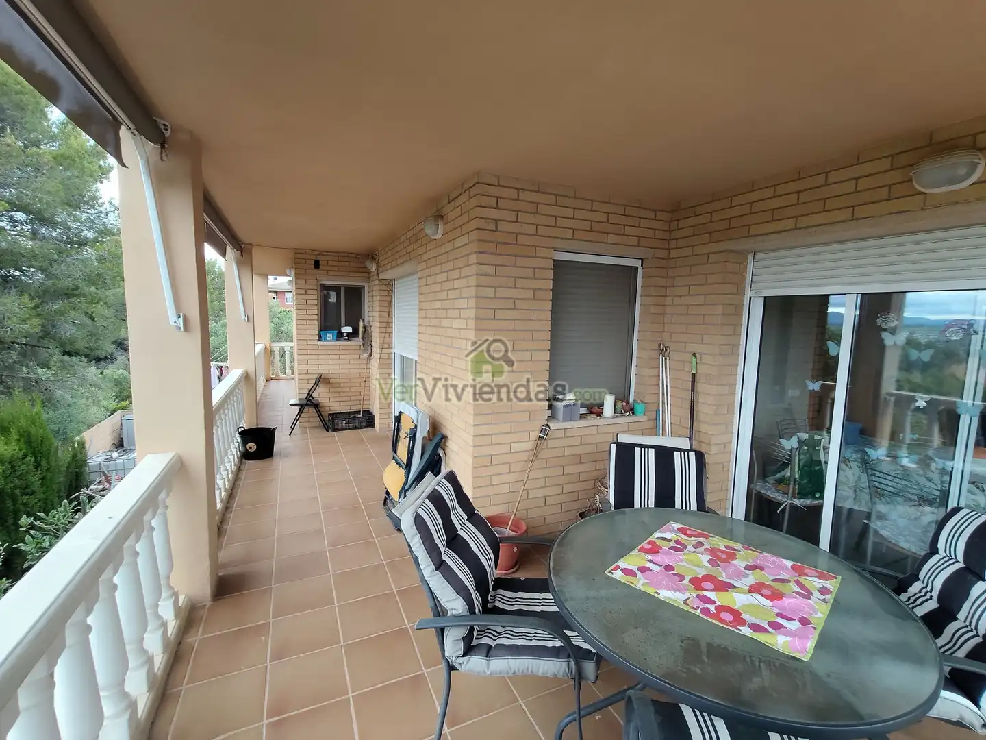 Terrassa de Casa o xalet en venda en Masquefa amb Calefacció, Jardí privat i Terrassa