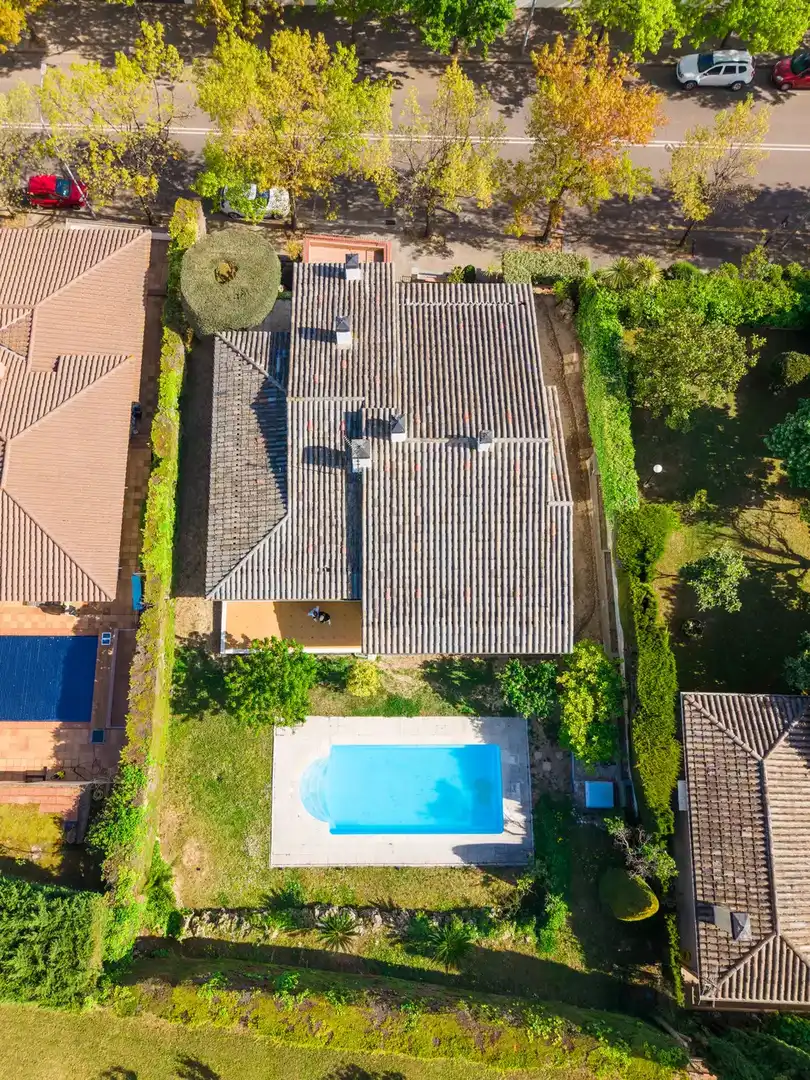 Vista exterior de Casa o chalet en venta en Girona Capital con Aire acondicionado, Calefacción y Jardín privado