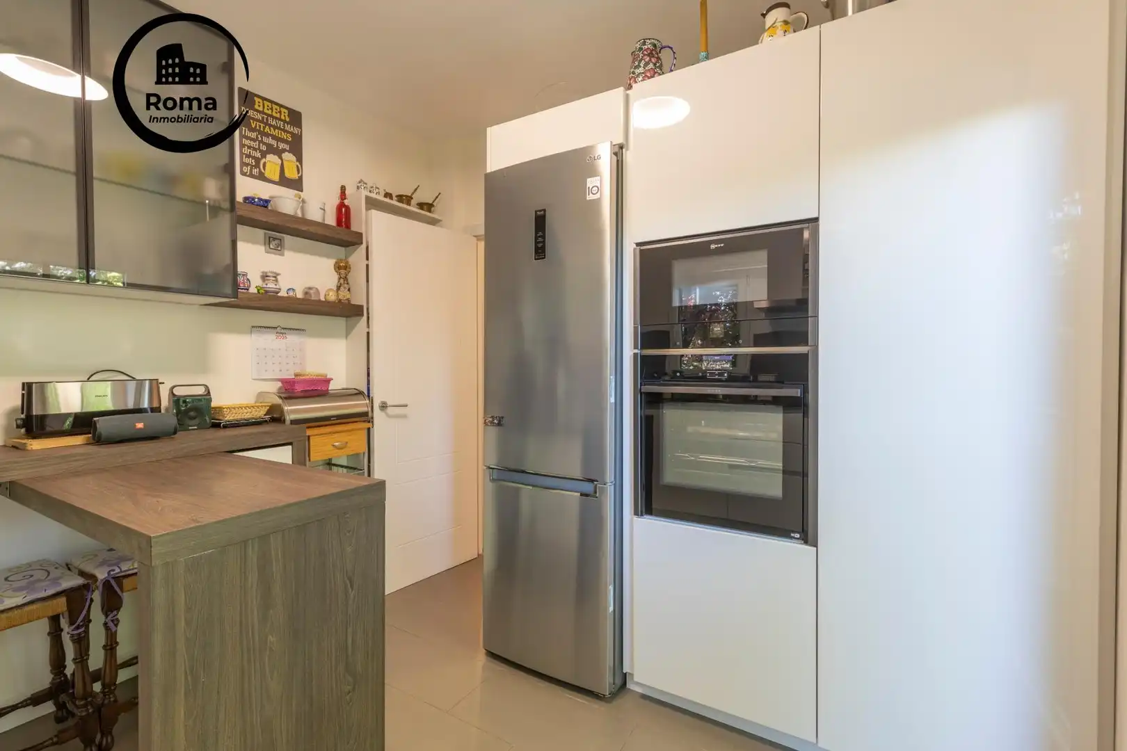 Cocina de Casa o chalet en venta en Albolote con Aire acondicionado, Calefacción y Jardín privado