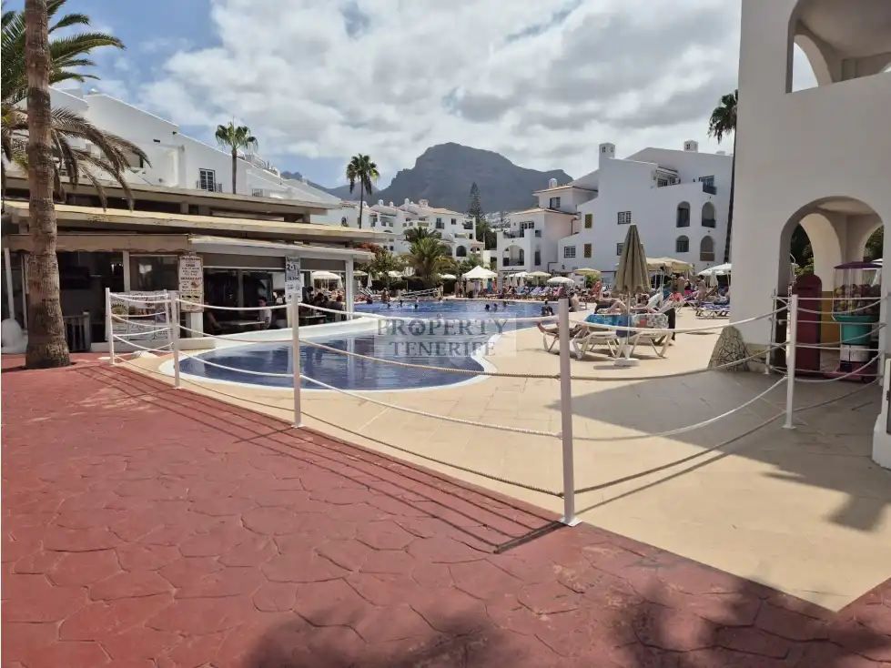 Vista exterior de Estudio en venta en Adeje con Terraza, Piscina y Amueblado