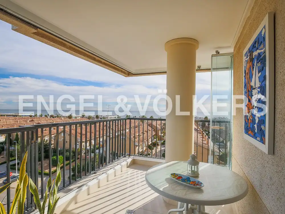Terraza de Piso de alquiler en Alboraya con Aire acondicionado, Calefacción y Jardín privado